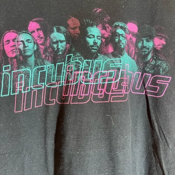 Incubus small black graphic vintage preowned tshirt - Picture 1 of 3